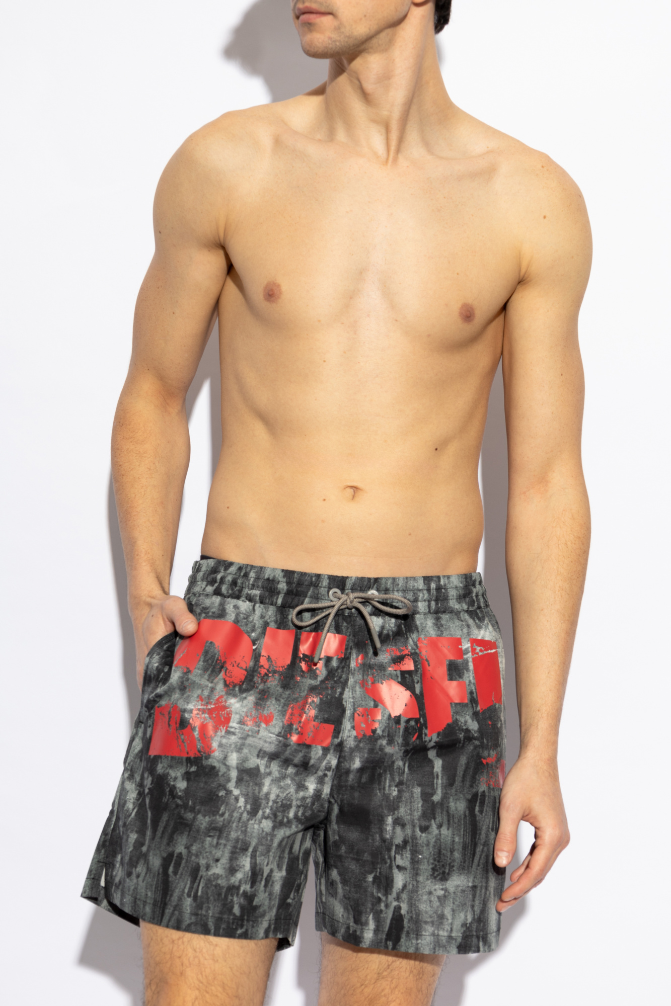 Grey Swim shorts RIO-41-D-POP Diesel - Vitkac AS